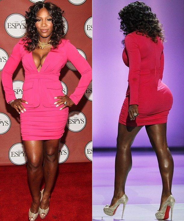 Serena Williams pink dress