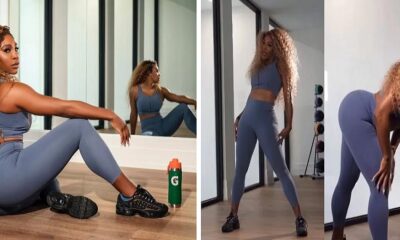 Serena Williams shows off style
