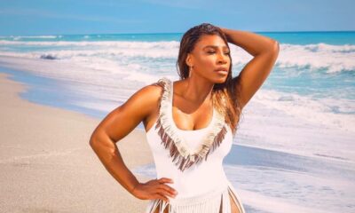 Serena Williams stylish at the beach 2