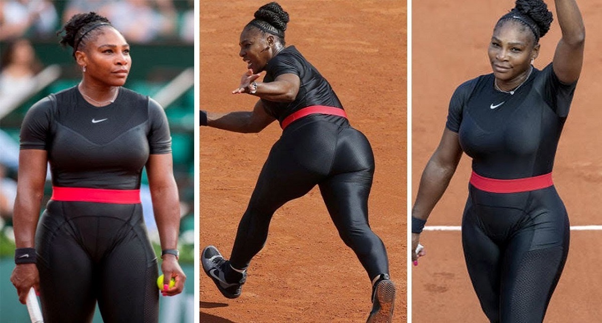 Serena Williams takes to tennis court in a designer tutu