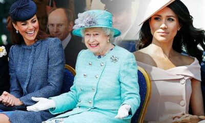 The Queen, Meghan Markle and Kate Middleton