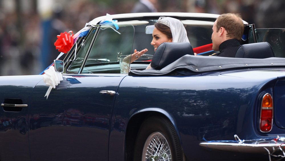 The cars William and Kate travel in are extravagant