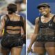 Venus Williams's oufit helped her to a straightforward victory at Flushing Meadows