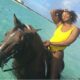 Serena Williams horse ride