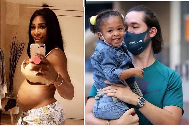 Serena Williams pregnant, Olympia and Alexis Ohanian