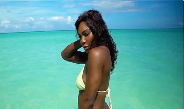 Serena Williams thong bikinis