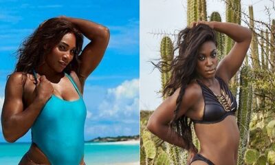 Slaone Stephens and Serena Williams thong swimsuit