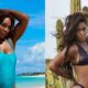 Slaone Stephens and Serena Williams thong swimsuit