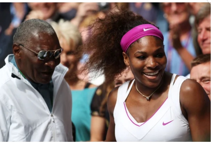 Serena Williams and Richard Williams