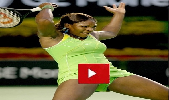 Serena Williams court pic