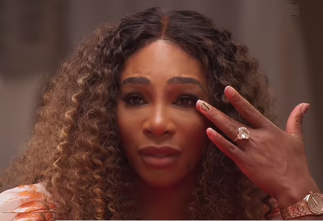 Serena Williams cry