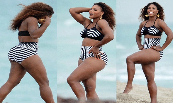 Serena Williams displays voluptuous derriere pics