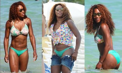Serena Williams flaunts her famously toned beach body on holiday in Miami photo