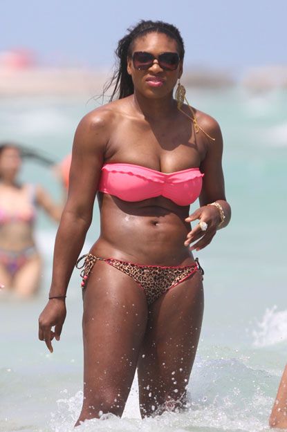 Serena Williams in a Bikini in Miami Beach
