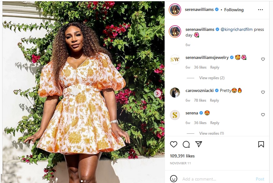 Serena Williams mini dress
