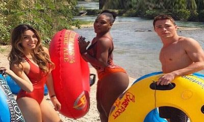 Serena Williams pictures at San Marcos River