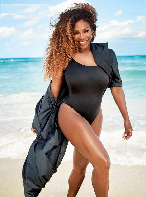 Serena Williams poses for Harpers Bazaar unretouched