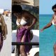 Serena Williams took a vacation as she shows off her newly svelte bikini pics
