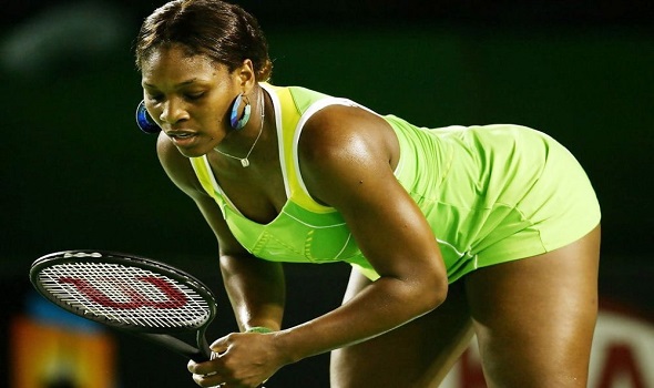 Serena Williams wardrobe tennis court 2