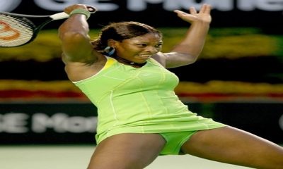 Serena Williams wardrobe tennis court