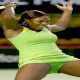 Serena Williams wardrobe tennis court