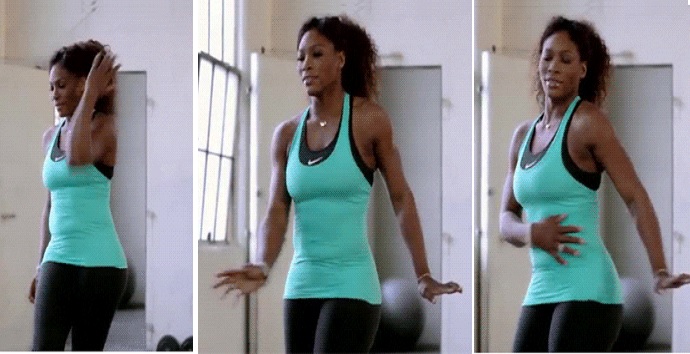 Serena Williams Dances to