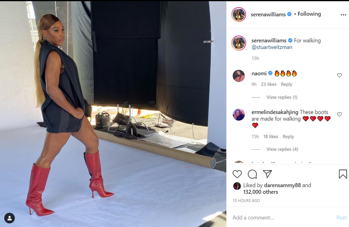Tennis Star, Serena Williams fans reactions