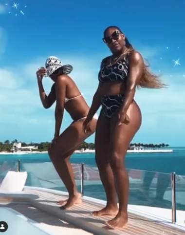 Serena and Venus Williams yacht