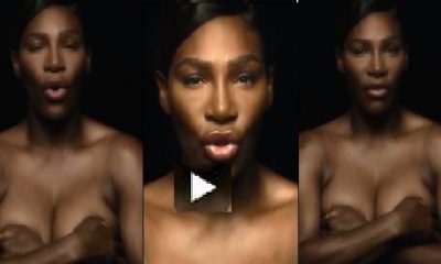 Serena Williams sings I Touch Myself topless