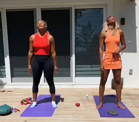 Serena And Venus Williams Just Did An Instagram Workout