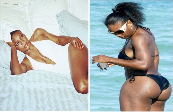 Serena Williams body is tantalizing