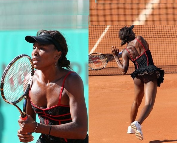 Venus Williams suffers major wardrobe 