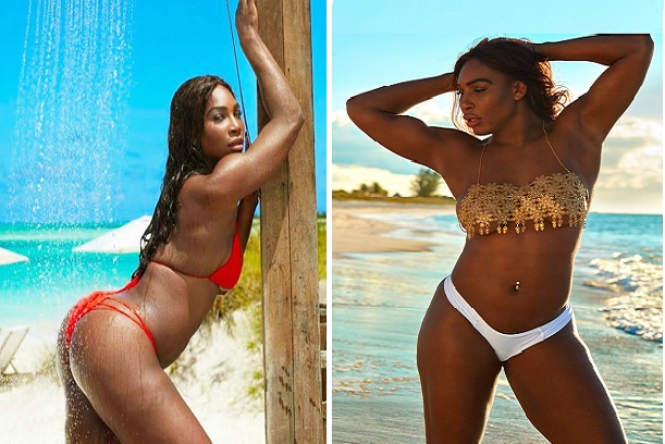 Serena Williams dares to bare in SI Swim shoot photos