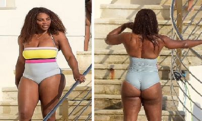 Serena Williams flaunts curves in swimsuit on holiday