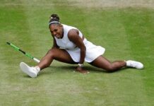 Look at 15 Serena Williams’ jaw-dropping private Split Pictures…. suspending herself on two bars