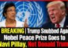 ‼️BREAKING | Trump Snubbed Again! Nobel Peace Prize Goes to Navi Pillay, Not Donald Trump