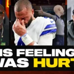 The Big 3 react to an AT&T Stadium worker saying “embarrassing” as Dak walked by…Dak wasted no time pointing out who it was 👀