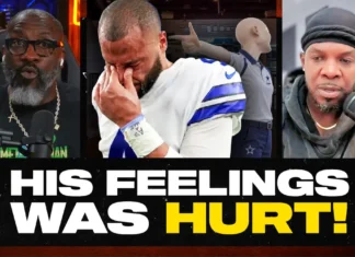 The Big 3 react to an AT&T Stadium worker saying “embarrassing” as Dak walked by…Dak wasted no time pointing out who it was 👀