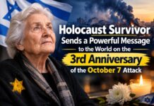 Holocaust Survivor Sends a Powerful Message to the World on the 3rd Anniversary of the October 7 Attacks