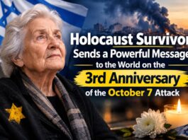 Holocaust Survivor Sends a Powerful Message to the World on the 3rd Anniversary of the October 7 Attacks