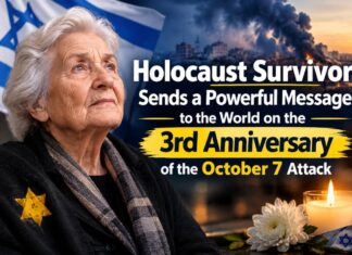 Holocaust Survivor Sends a Powerful Message to the World on the 3rd Anniversary of the October 7 Attacks